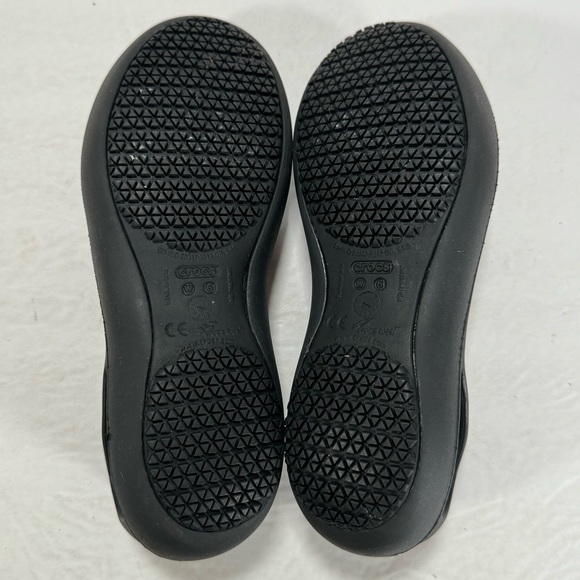 Crocs Kadee Black Slip-On Ballet Flats Women's Size 6 - Picture 10 of 10